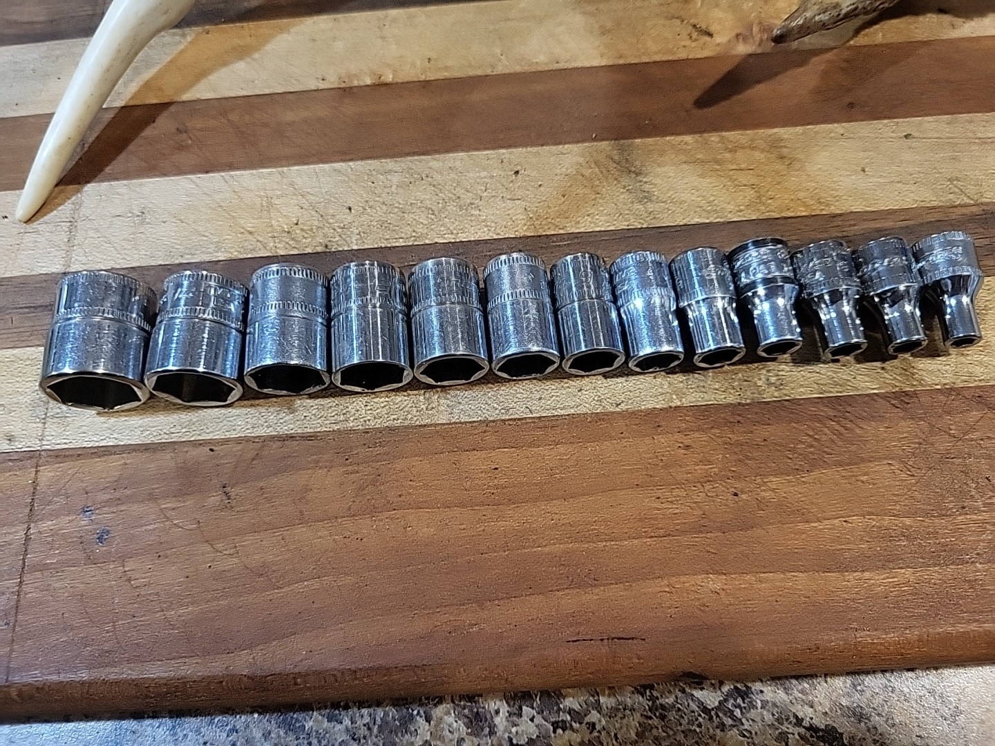 Snap On Tools 113TMMY 13 Pc. 1/4″ Dr. Metric 6 Pt. Shallow Socket Set 4-15mm