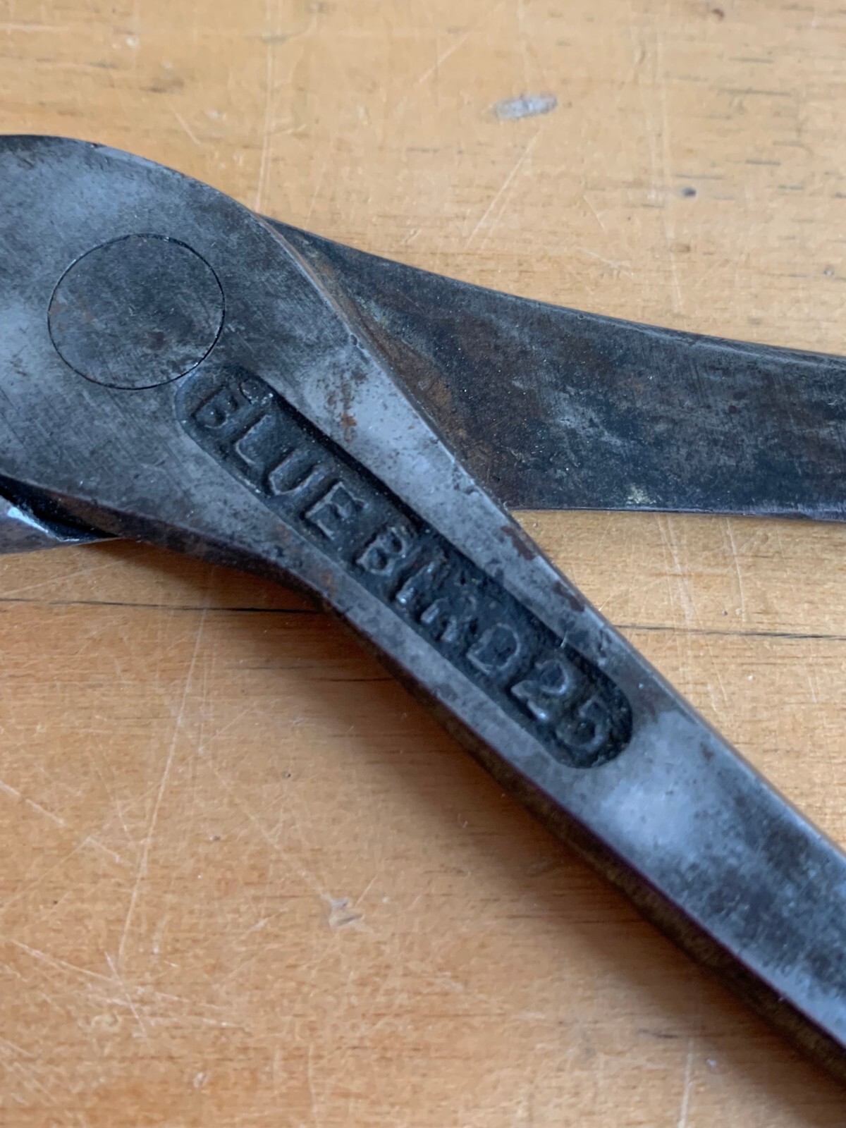 Vintage 1950s BLUE BIRD Steel Battery Service Slip Joint Pliers USA