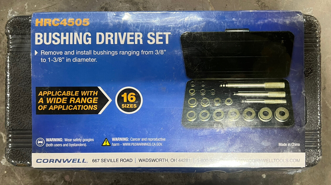 Cornwell Tools HRC4505 – Bushing Driver Set NEW
