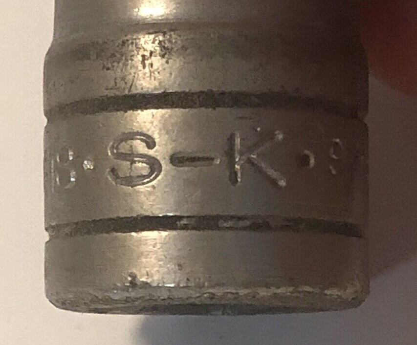 4 S-K Tools Socket Lot 7/8 9/16 1/2 13mm 1/2″ 3/8″ Drive 40128 40118 40313 45116