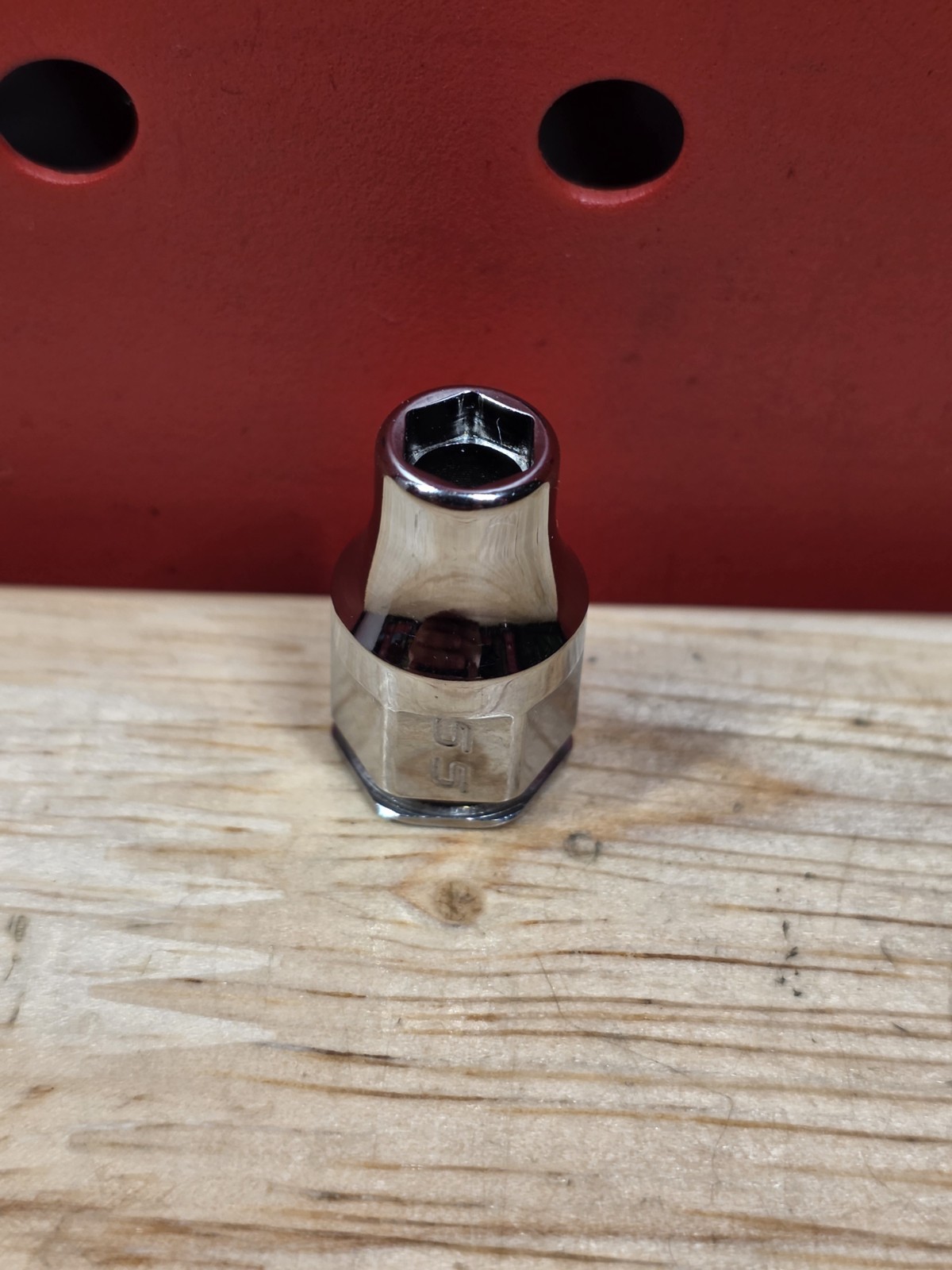 Snap-on RTSM5.5 5.5mm Metric 1/4″ Drive 6-Point Chrome Low-Profile Socket USA