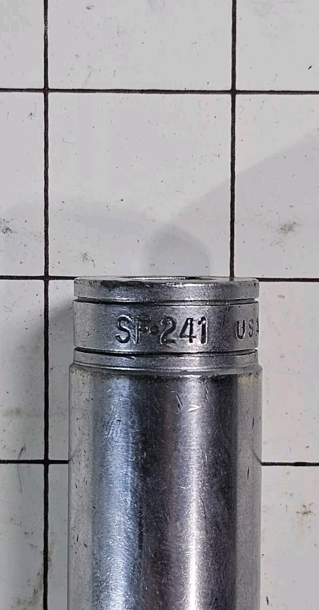 Snap On SF241 Vintage 1959 Date Stamp 3/4” Deep Socket 3/8” Drive 12-point