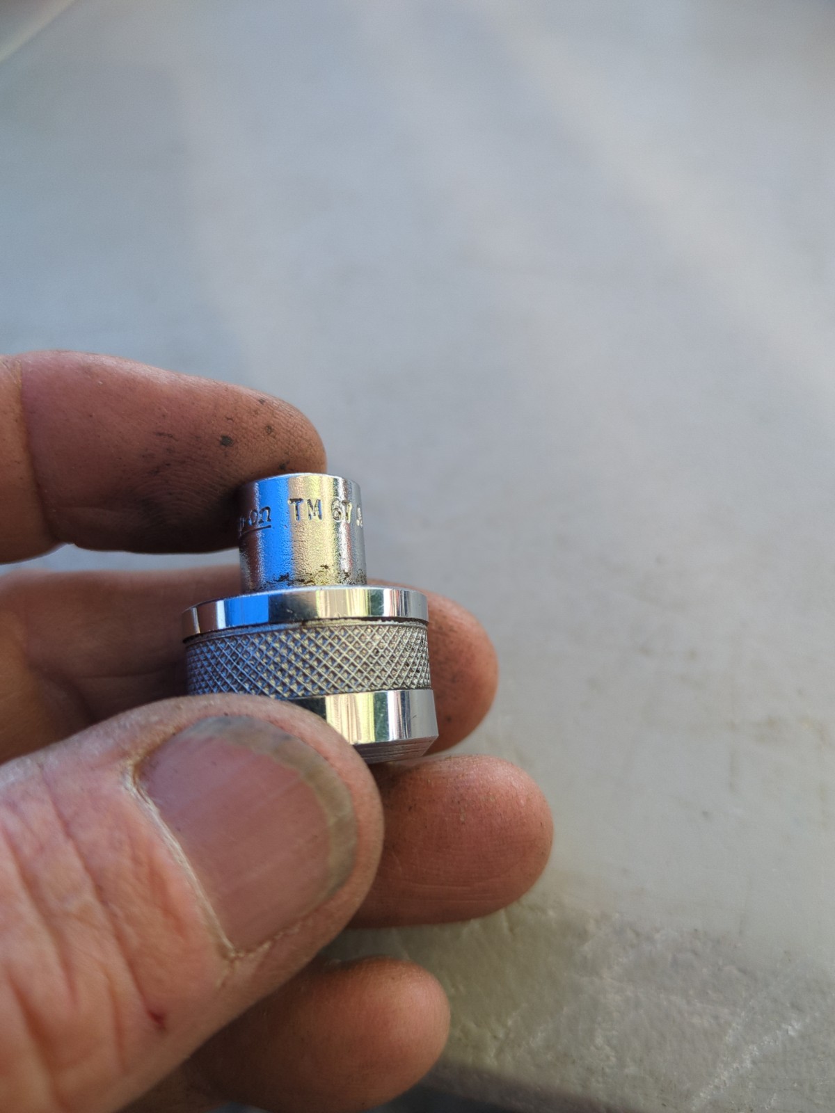 Snap On USA TM67A ~ 1/4″ Drive ~ Ratcheting Nut Driver Ratchet Adaptor