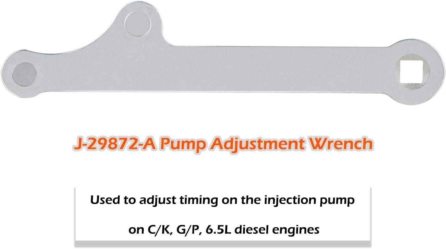 J-29872-A Injection Pump Adjusting Wrench For 1/2″ Drive Diesel Engines 6.2 6.5L