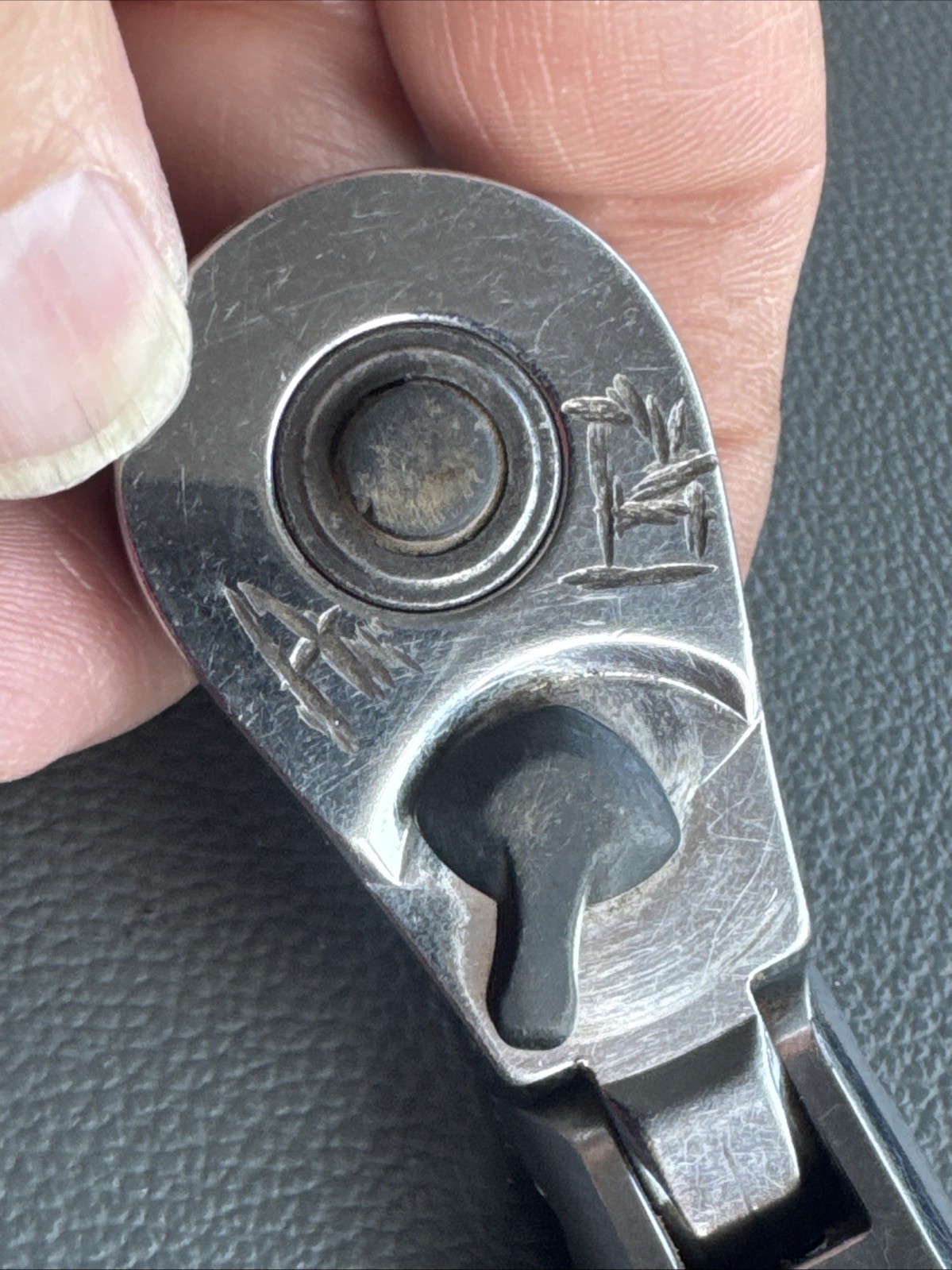 Craftsman 3/8 Drive Stubby Flex Ratchet – Part # 44834 -VL- USA (has engravings)
