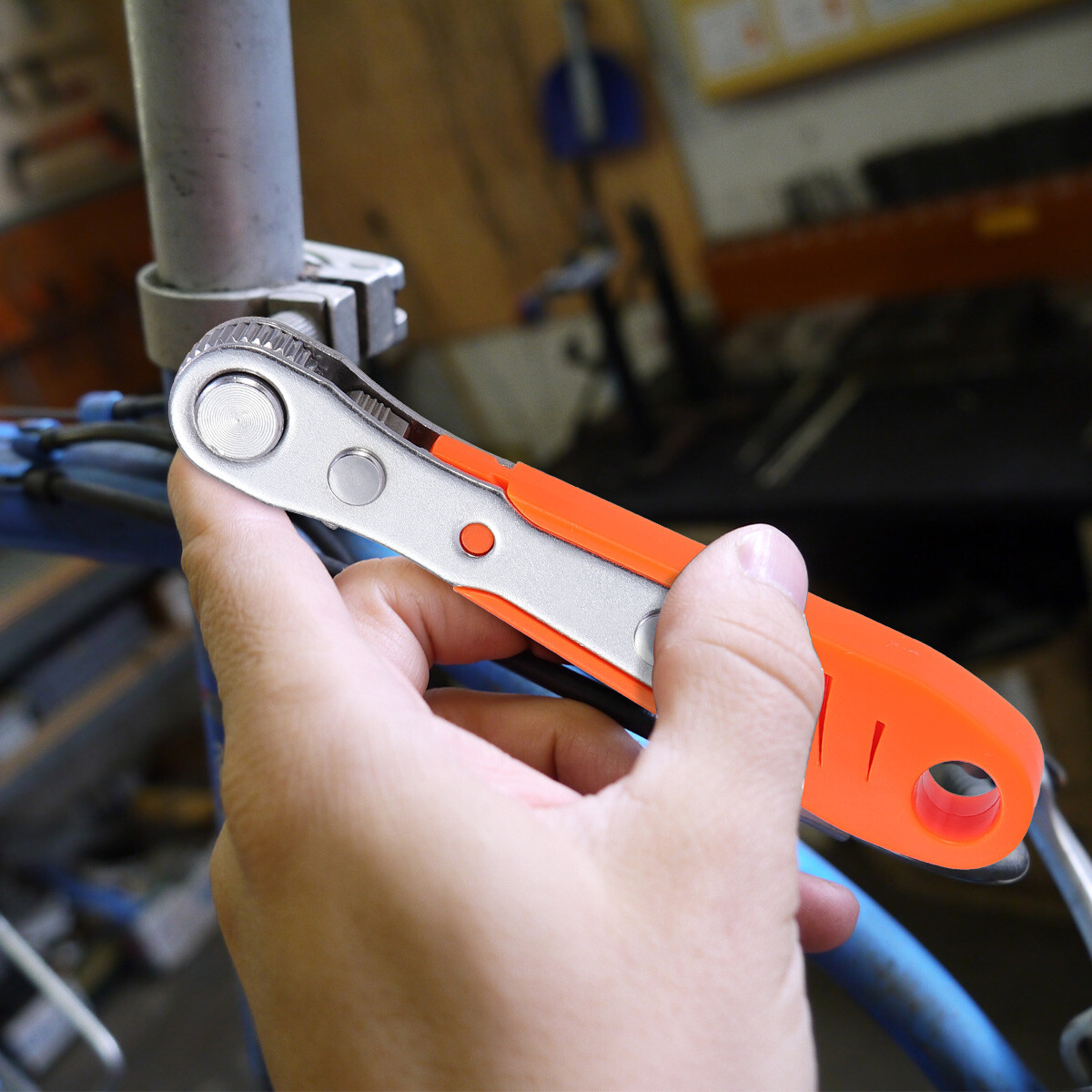 Mini Ratchet Wrench 36 Ratcheting Right Angle Screwdriver Hex Drive 1/4″ Drive