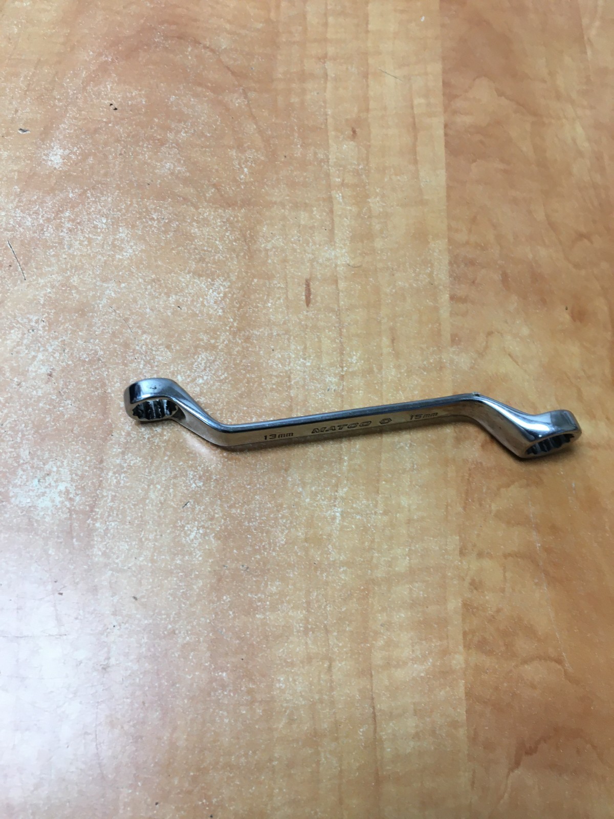 MATCO 13mm x 15mm 12PT OFFSET BOX ENDED WRENCH METRIC