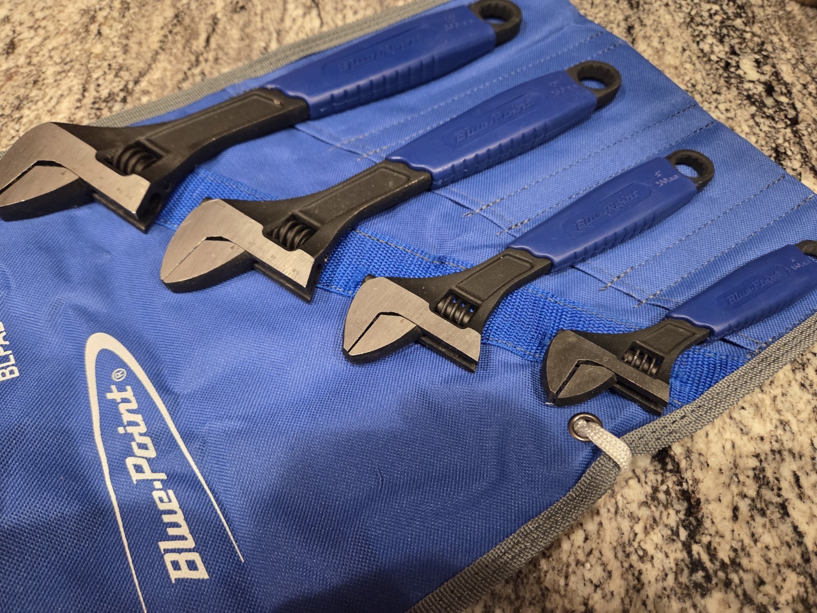 Blue Point By Snapon Tools 4 pc Soft Grip Adjustable Wrench Set (6-12″)
