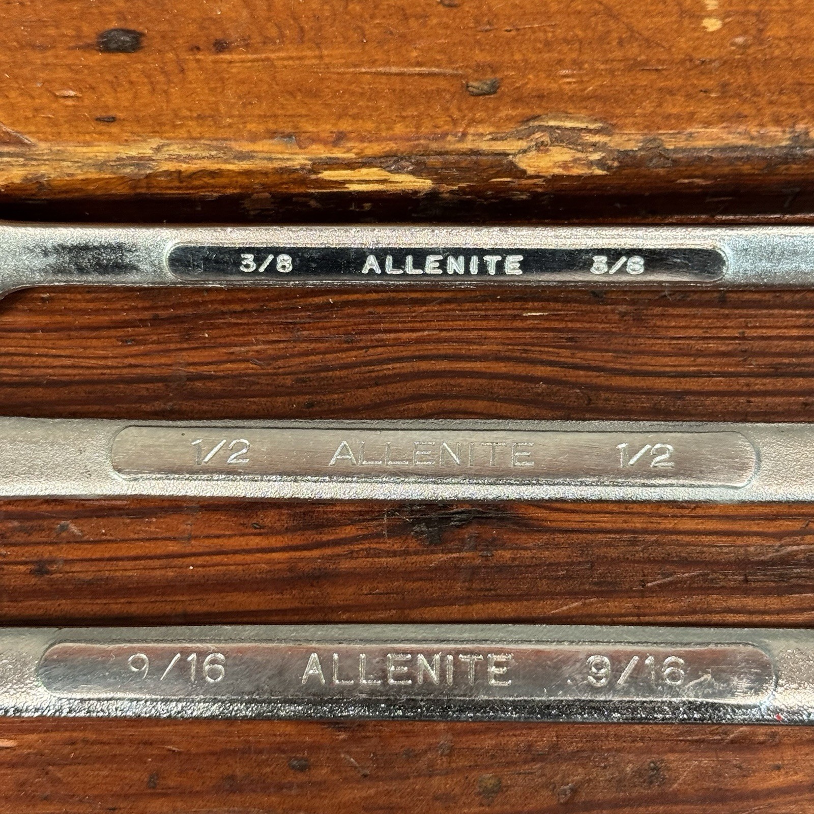 (5) Allenite FLEX WRENCH SOCKET SET SAE 12 PT Japan 3/8 1/2 9/16 5/8 3/4 Lot