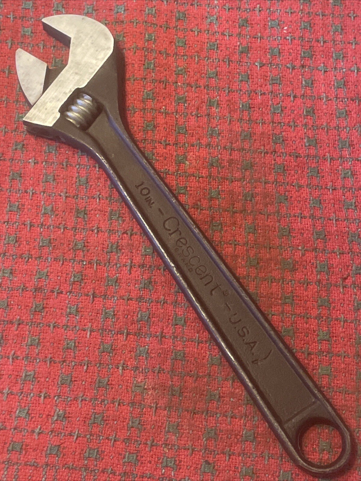 Vintage Crescent Tool 10″ Adjustable Wrench Black Oxide USA 🇺🇸 Excellent!