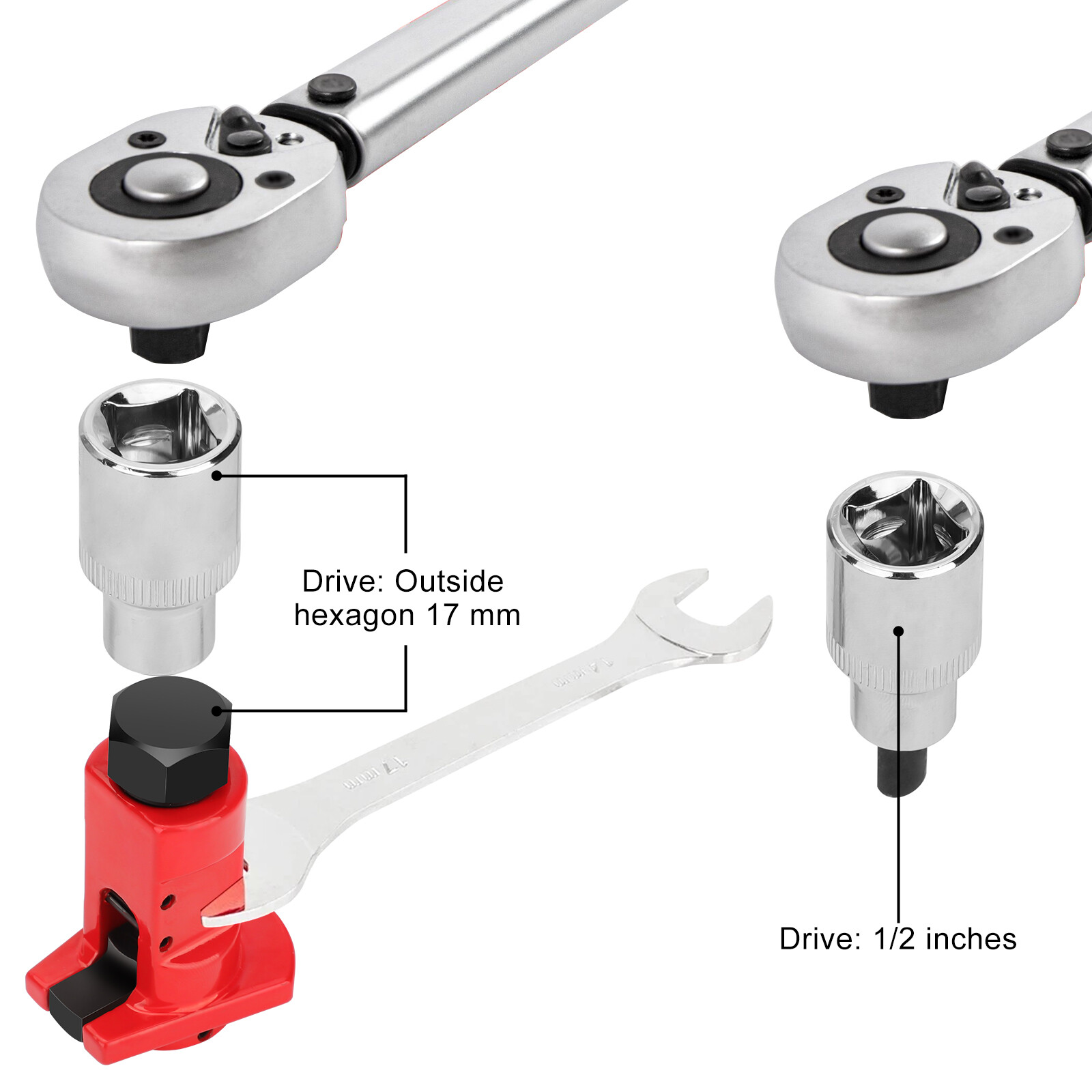 Universal Suspension Strut Spreader 5-11mm Strut Sockets Tool For VW Ford Mini