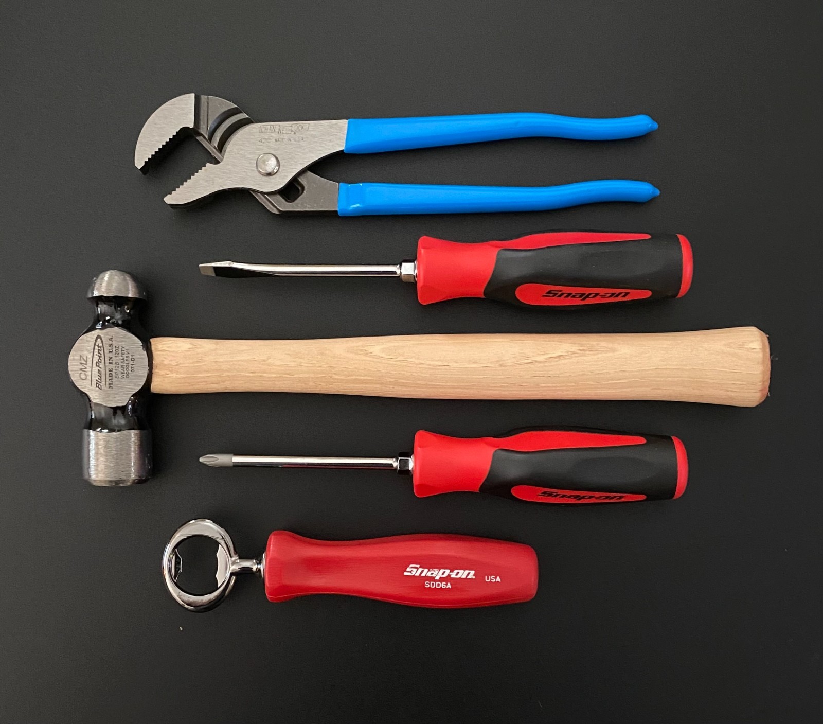 Snap-On Blue-Point Channellock TexasErick Tool Package