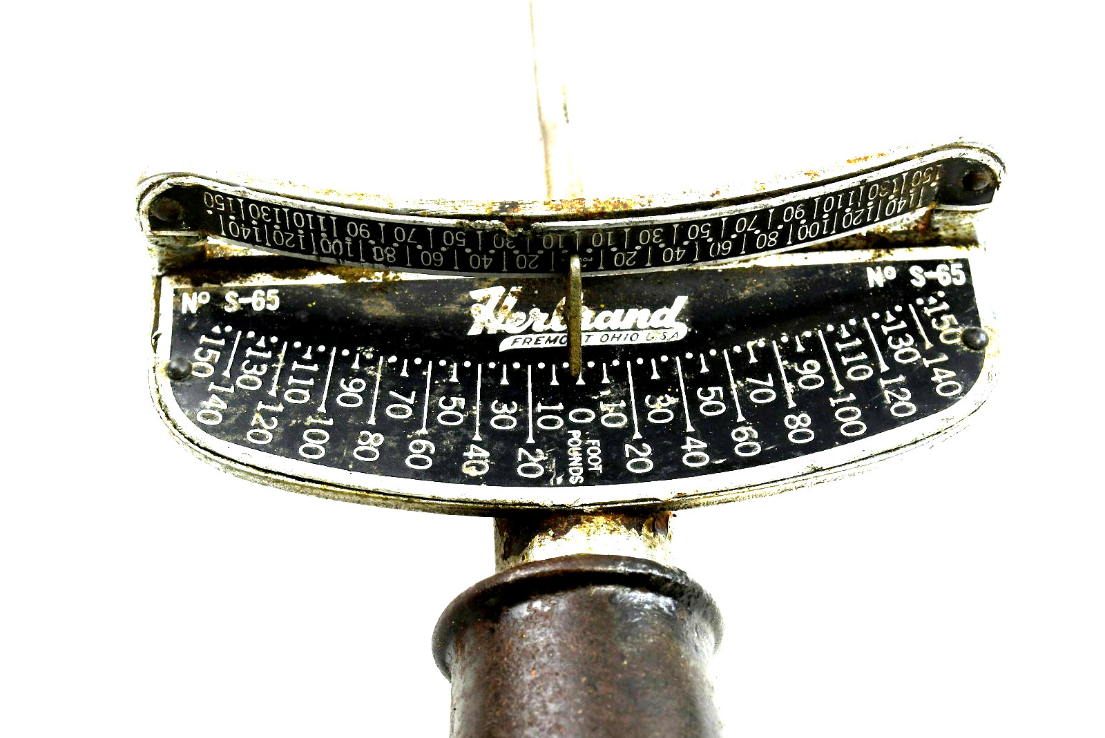 VINTAGE HERBRAND TOOLS No.S-65, 1/2″ DRIVE TORQUE WRENCH 0-150 FOOT POUNDS