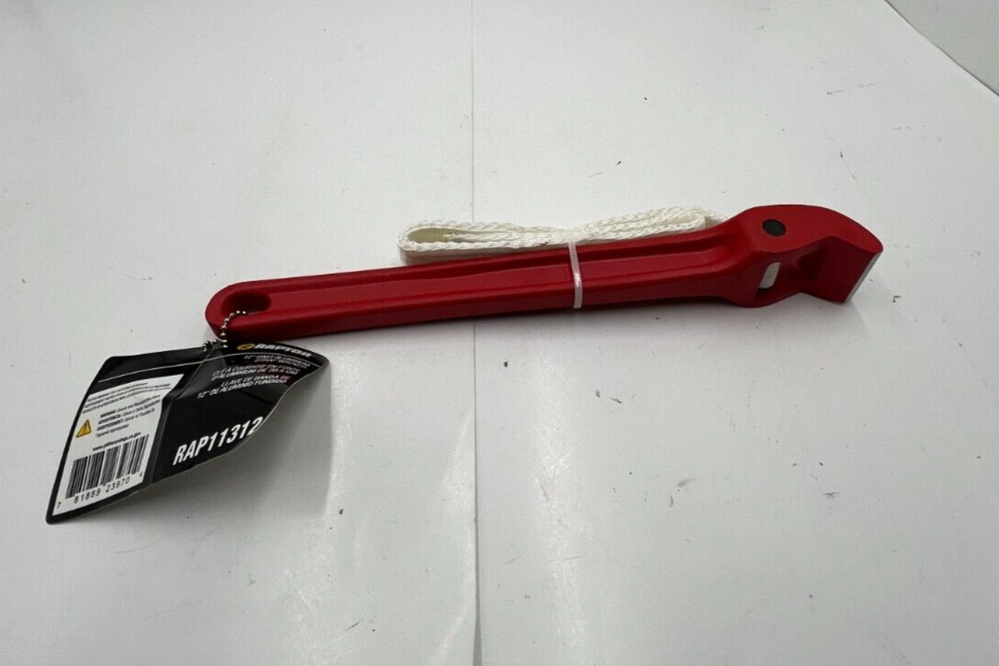 Raptor Tools Aluminum Strap Wrench 12″ RAP11312 Pipe Capacity: 5 in