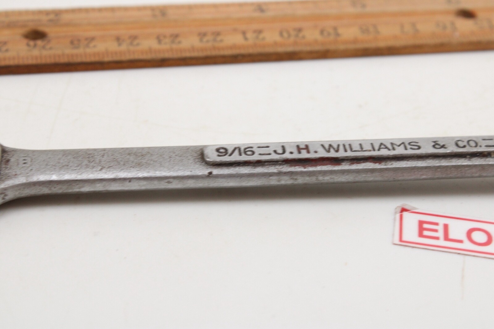 Williams Tools 1163 Superrench 9/16″ SAE Combination Wrench 12 Pt. Vintage USA