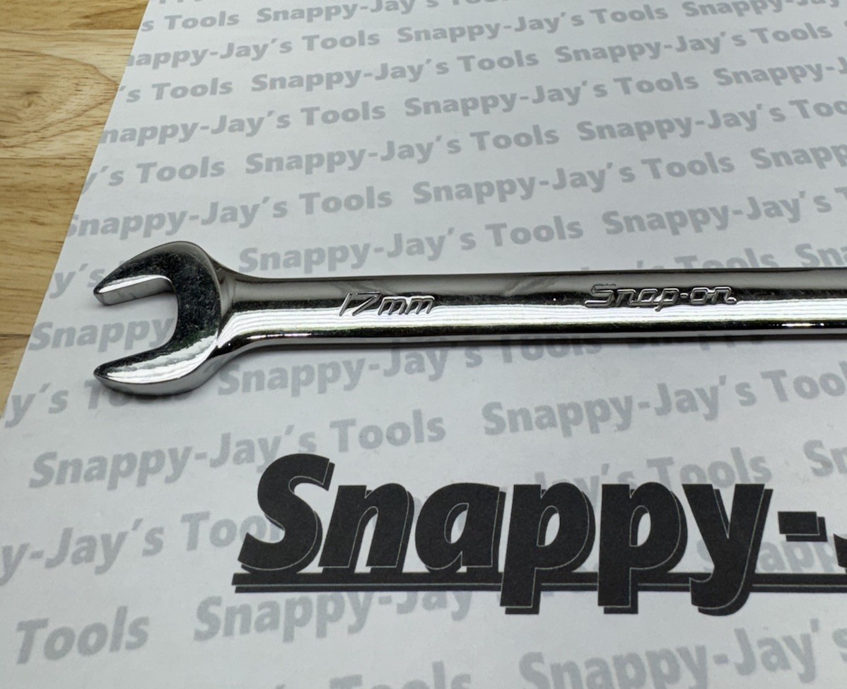 Snap-On Tools USA USED 17mm Metric 12 Point Chrome Combo Wrench OEXM170B