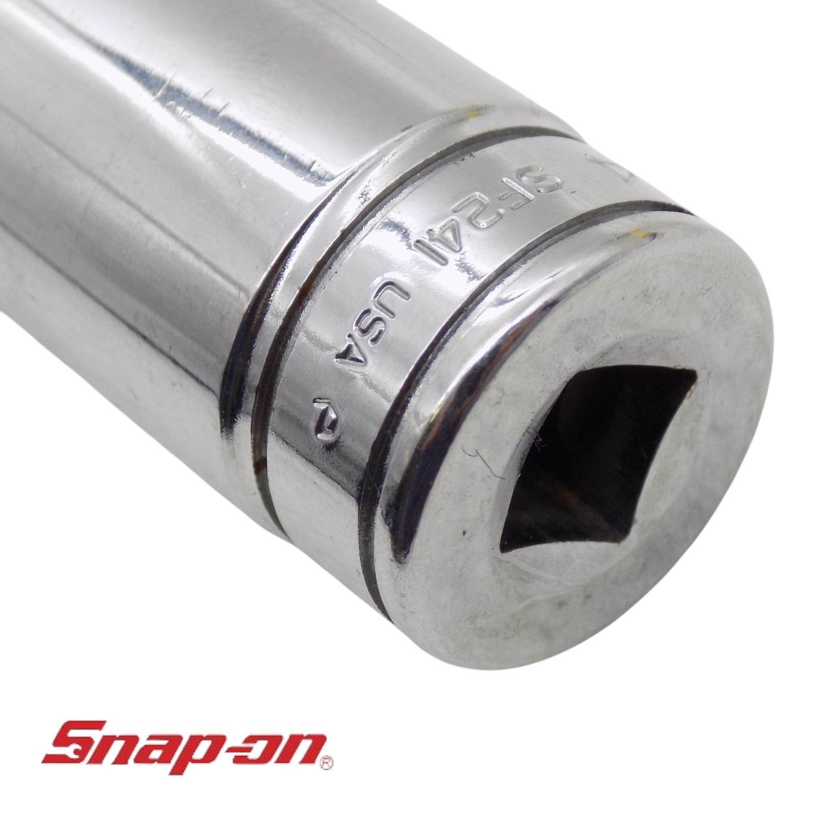 Snap-on SF241 3/4in SAE 12-Point Deep Socket 3/8in Drive Chrome USA Pro Tool