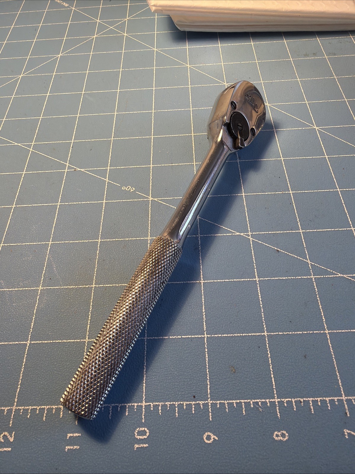 Vintage Mac Tools 3/8″ Drive Ratchet XR8 D2 Made in USA Knurled Handle