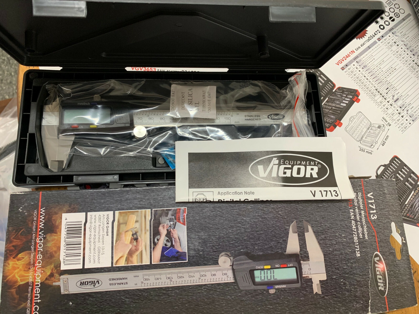 Vigor v1713-caliber to digital caliper