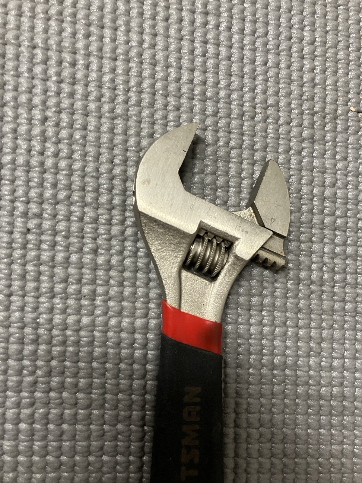 Vintage Craftsman Professional 6” Adjustable Wrench 44166 WF USA Red Black Rare!