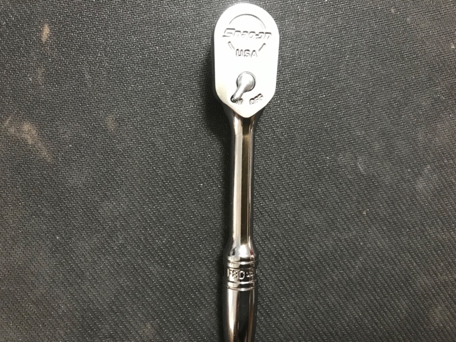 Snap On Tools 3/8″ Drive 80 Tooth Standard Handle Chrome Ratchet F80 New
