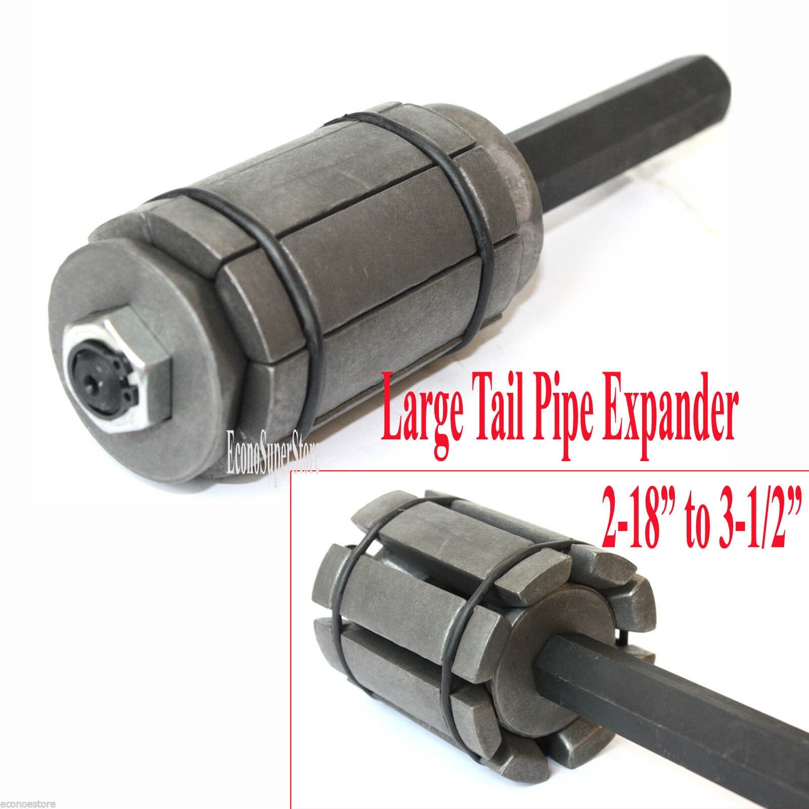 Tail Pipe Expander Exhaust Muffler 2-1/8″ to 3-1/2″ Tailpipe Stretcher Spreader