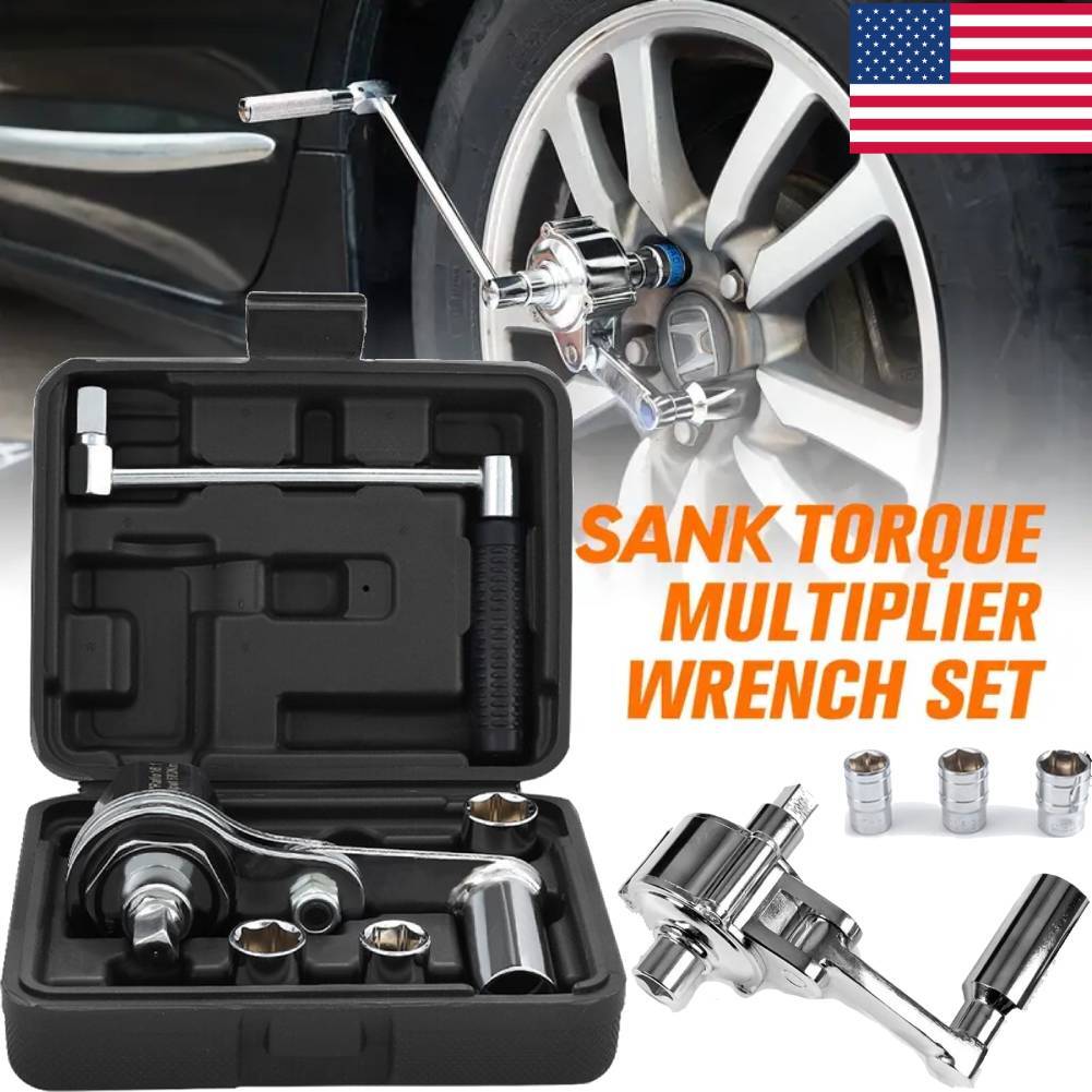 1/2″ Torsional Torque Multiplier Wrench Lug Nut Remover 17 19 21 Tire Change USA