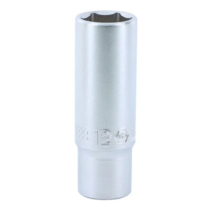 Wiha 33326 6 Point – 1/4 Inch Drive Socket – 12.0mm x 25mm