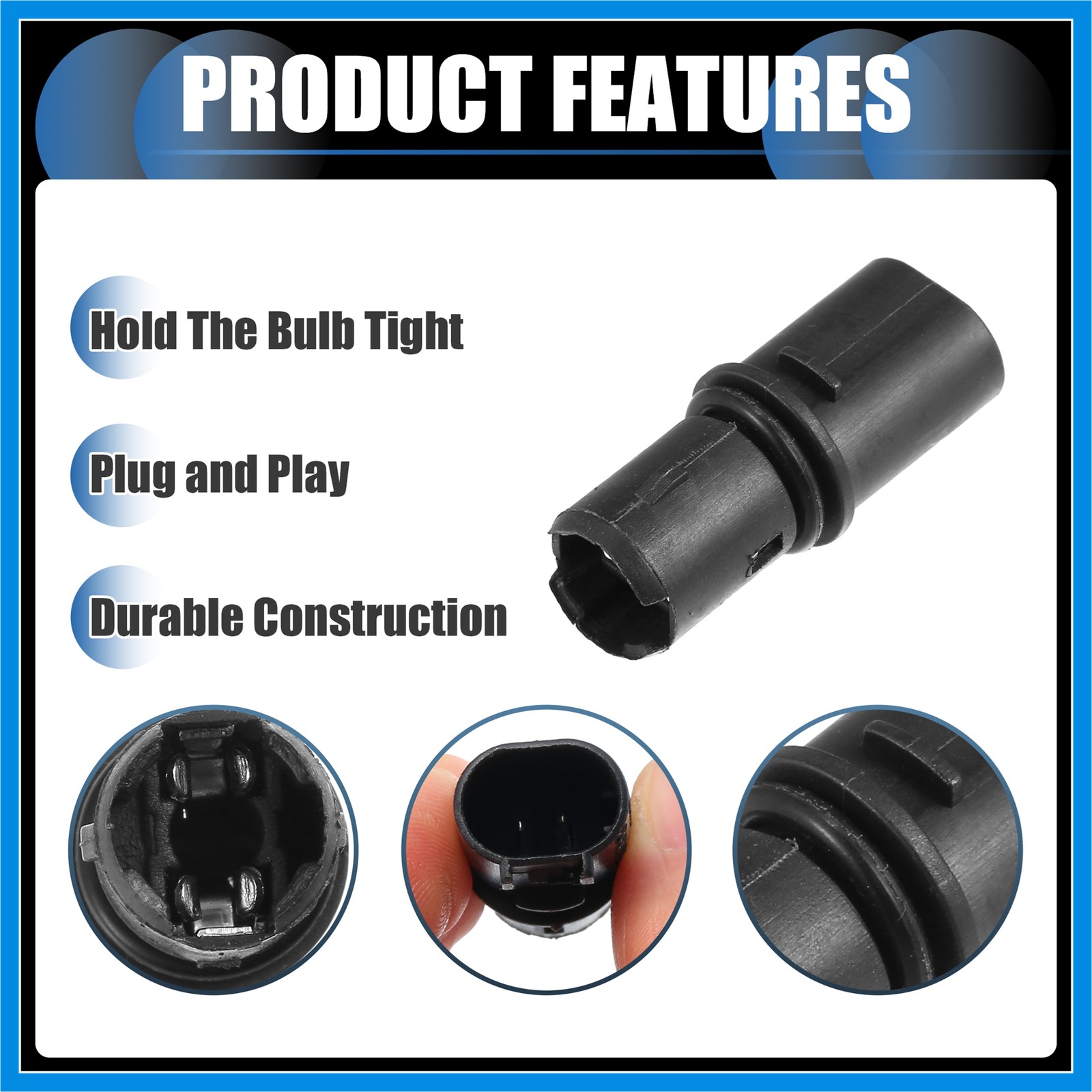 2pcs Side Marker Light Socket No.63138382104 Fit for BMW Mini Cooper 3 5 Series