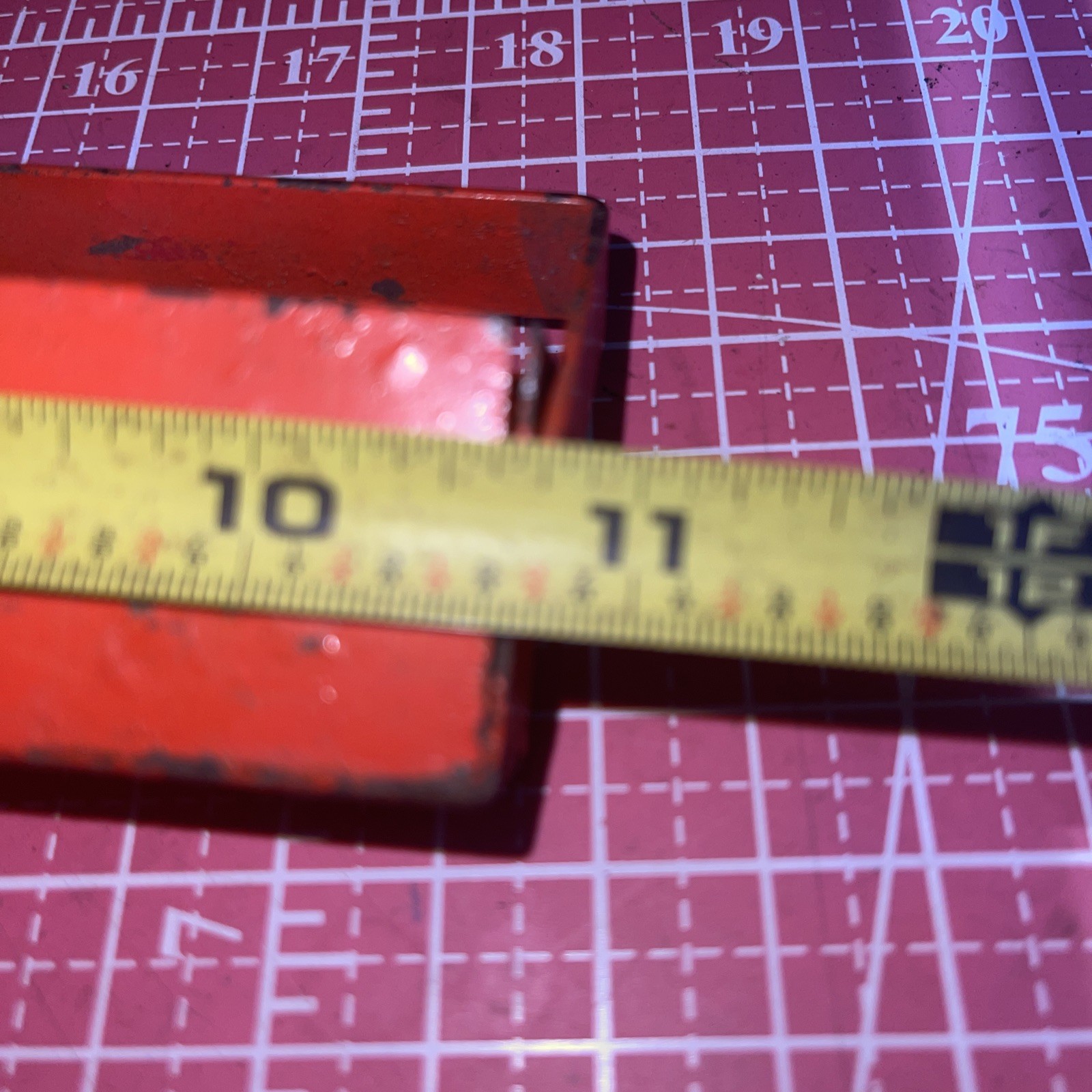 Unbranded 11 In Long Metal Deep Socket Tray Holder Tool Chest Lip Vintage Heavy