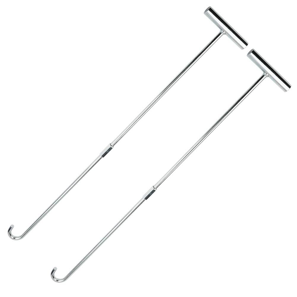 5th Wheel Pin Puller 32″ Solid Steel with Chrome Plating Heavy Duty – 2pack