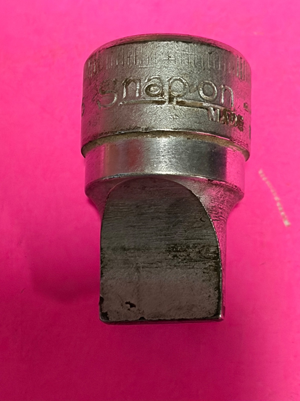 Snap-on Tools A26 1/2″ Drive Slotted Blade Drag Link Bit Driver Socket USA #1