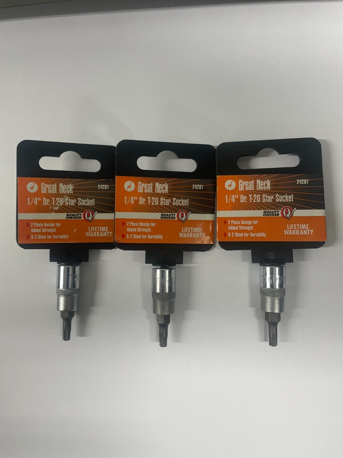 1/4″ Drive T20 (3-Pack) FREE SHIPPING