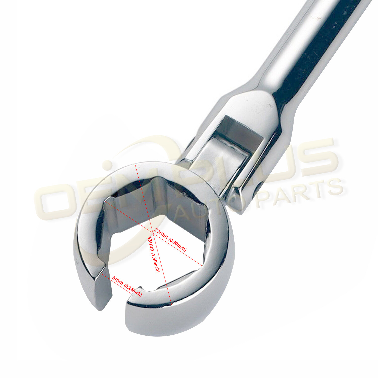 O2 Oxygen Sensor Wrench Flexi-head 7/8″ Auto Repair 22mm Hex 6pt Installer Tool