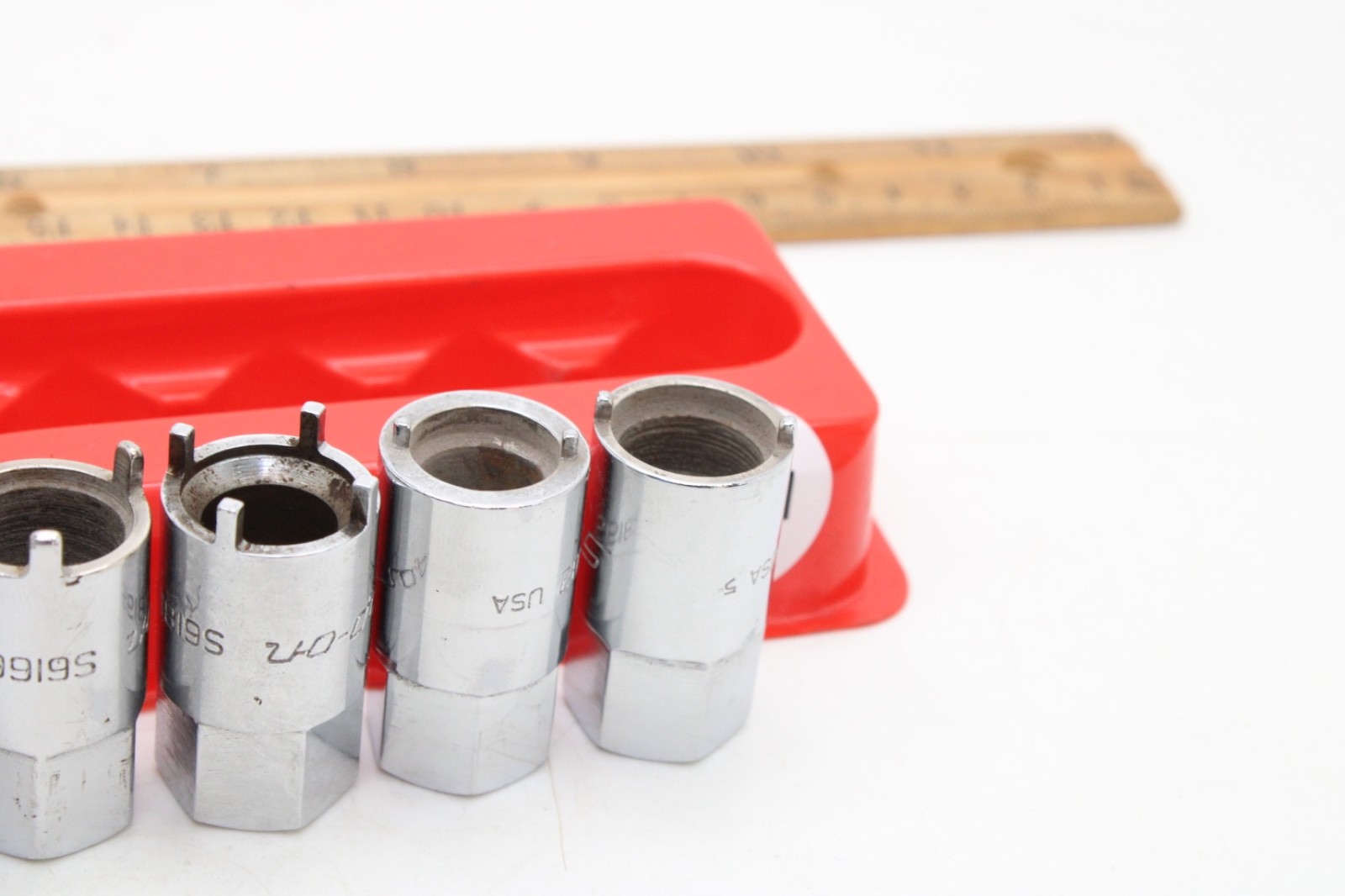 Snap on RARE 2006ANT 6-Piece Chrome Vehicle Antenna Nut Socket Set USA