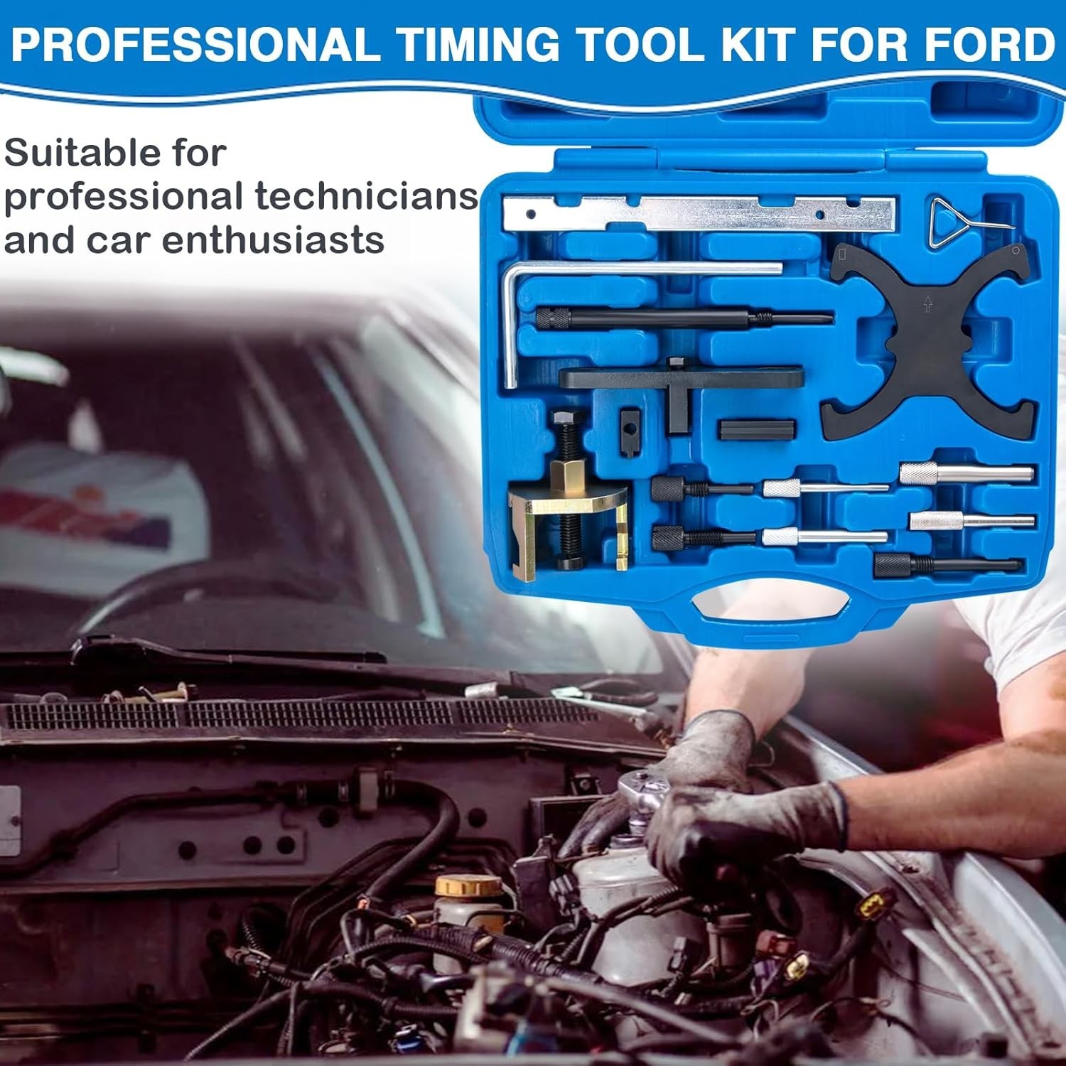 1.5 1.6 Timing Tool Kit Compatible with Ford Fiesta Fusion Escape Mazda 1.4…