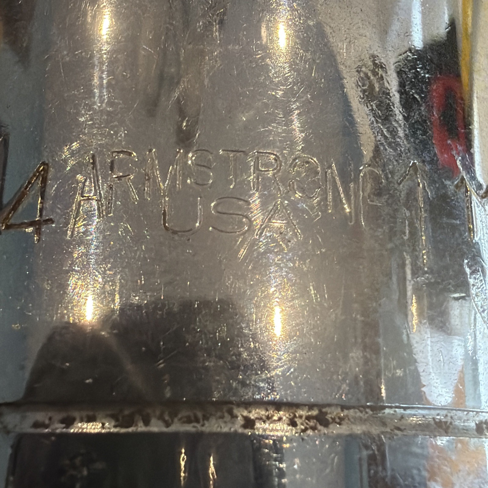 Armstrong H-1254 ~ 3/4″ Drive ~ 1-11/16″ ~ 12 Point ~ Shallow Chrome Socket TT47