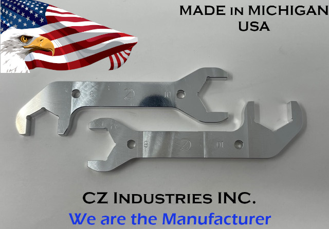AN Combination Aluminum Wrench (6)pc Set/CZ Industries, AN4/AN6/AN8/AN10/AN12/16