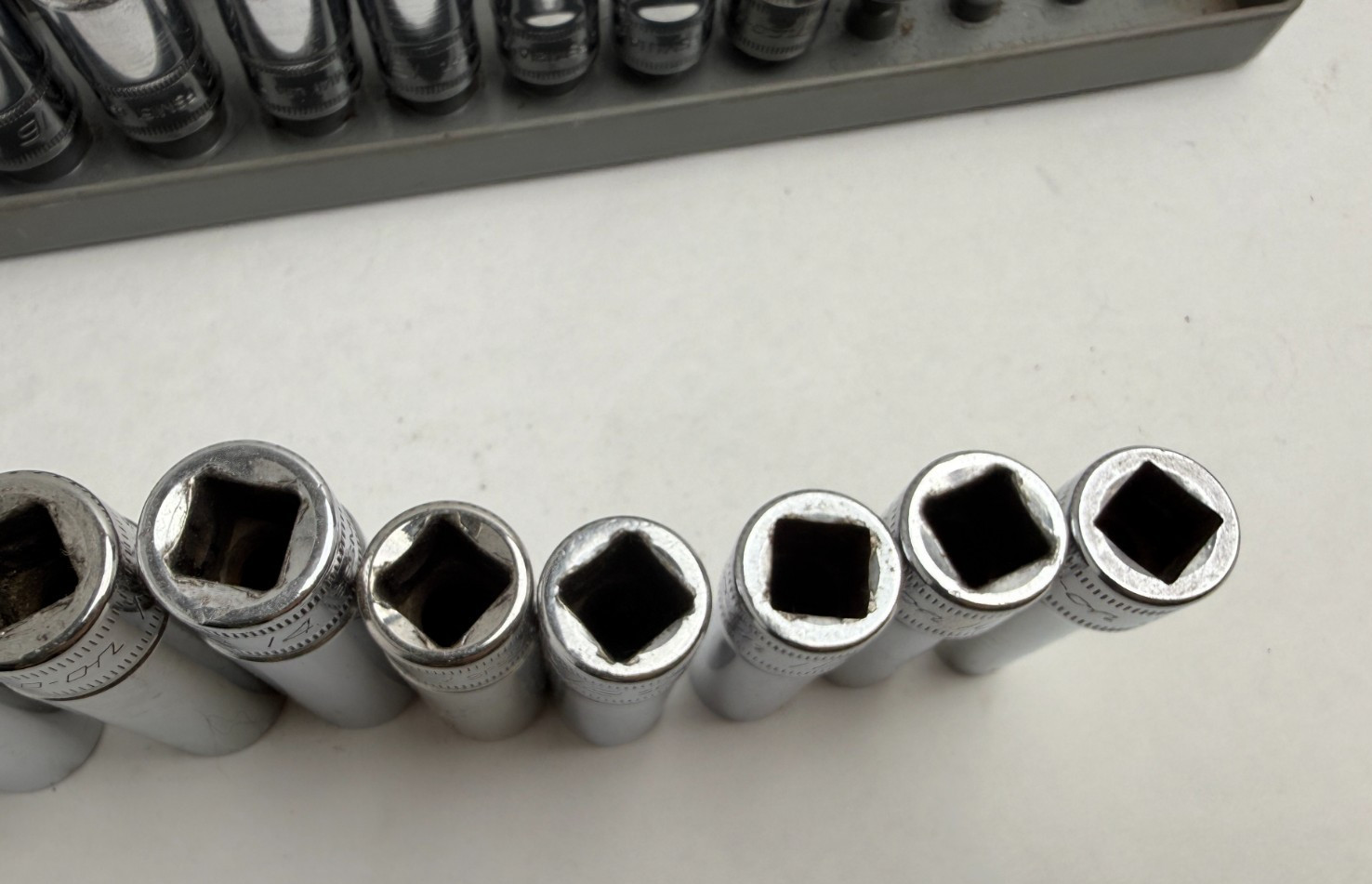 Snap-on 24pc 3/8″ 6-point METRIC 9mm-20mm Shallow & Deep Socket Set