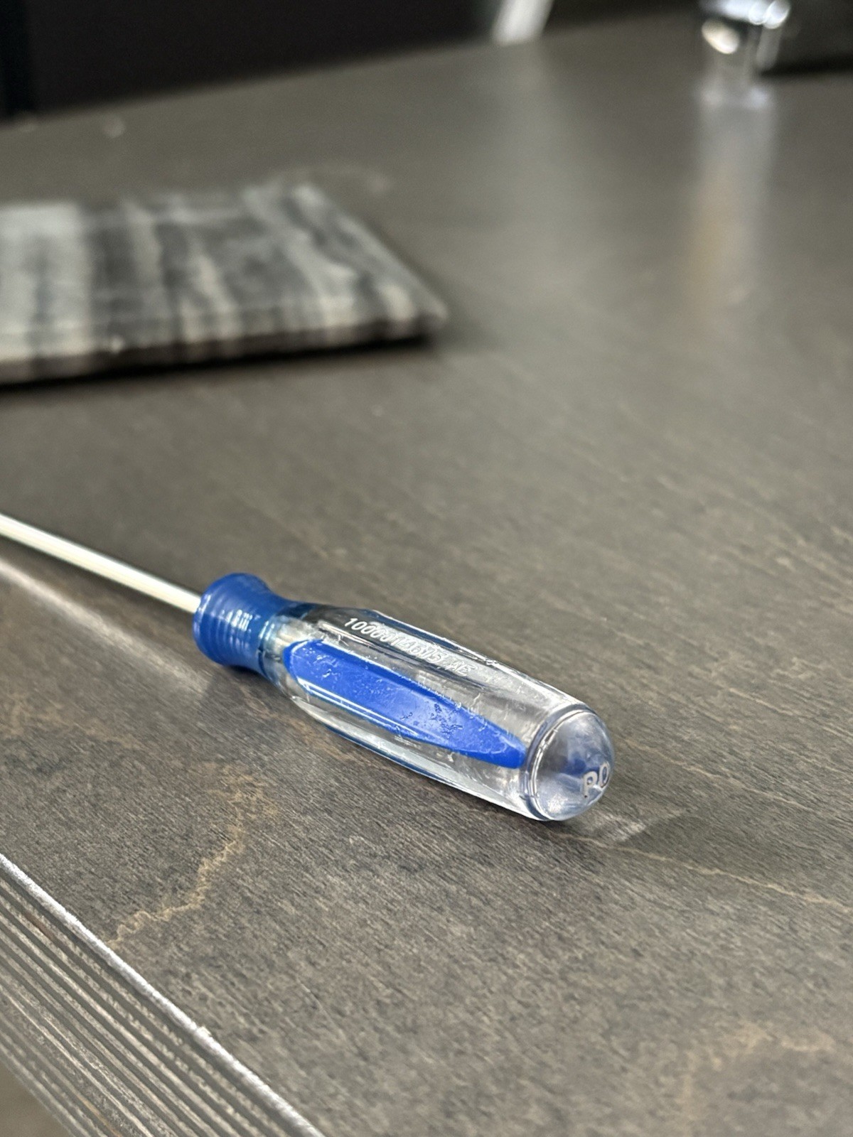 Husky #0 Phillips Screwdriver Clear Blue Handle 1000014615 Lifetime Warranty