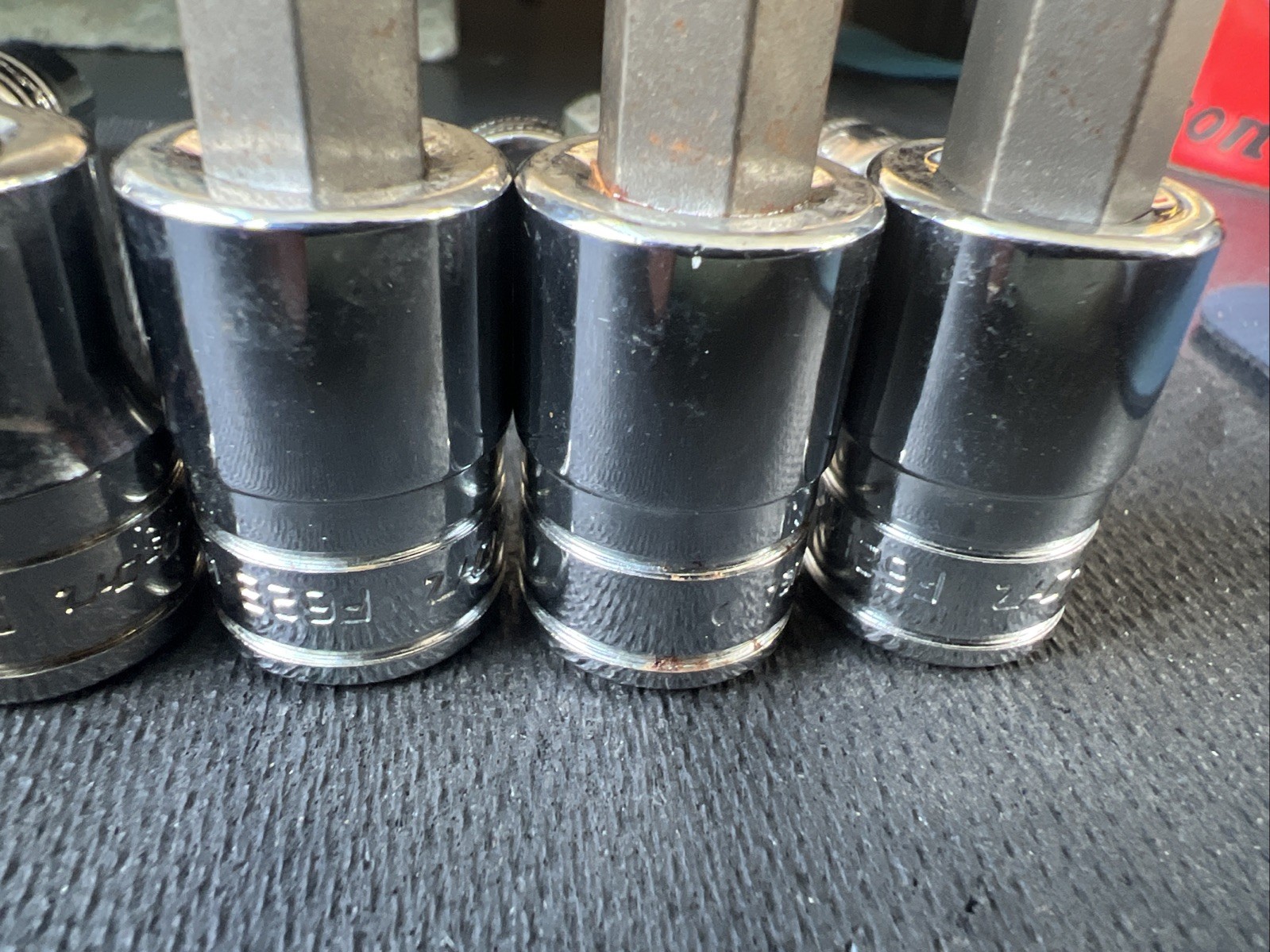 Snap On PIT120 3/8” Drive Impact Bit Sockets Sae Metric Posidriv Flat Lot Hex 🔥