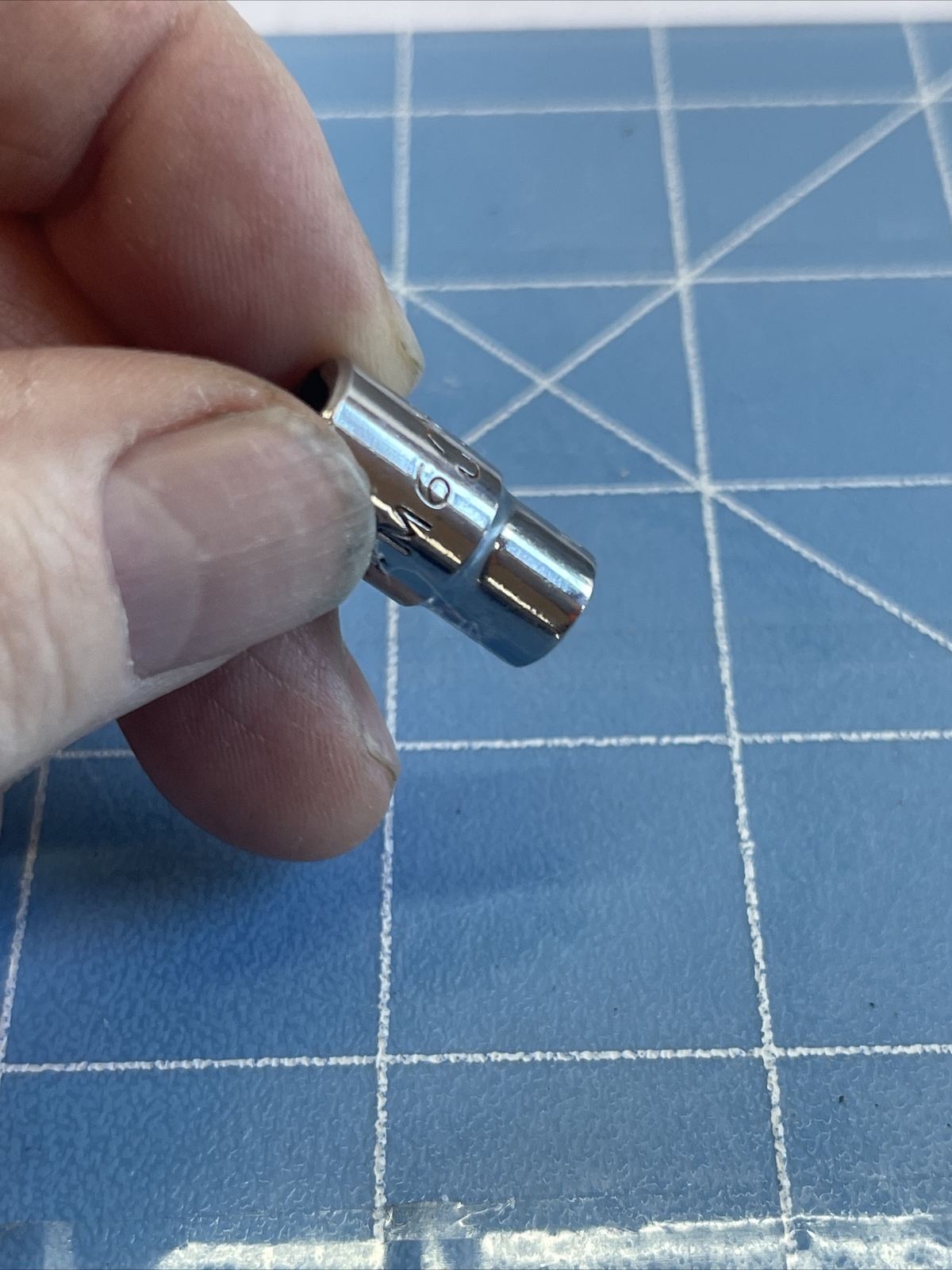 MAC M6 6MM 1/4dr. chrome 6pt.shallow socket USA