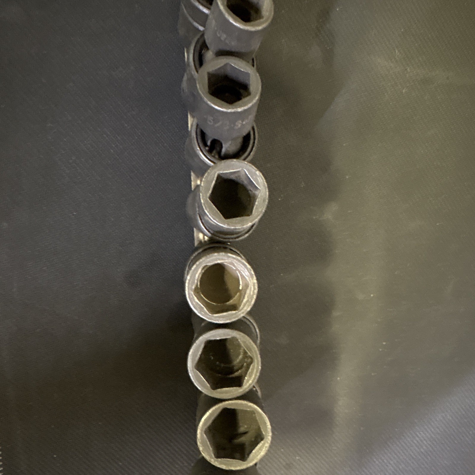 S-K 1/2” Drive Wobble SAE Impact Socket Set 8 Pc USA 1/2”–15/16”