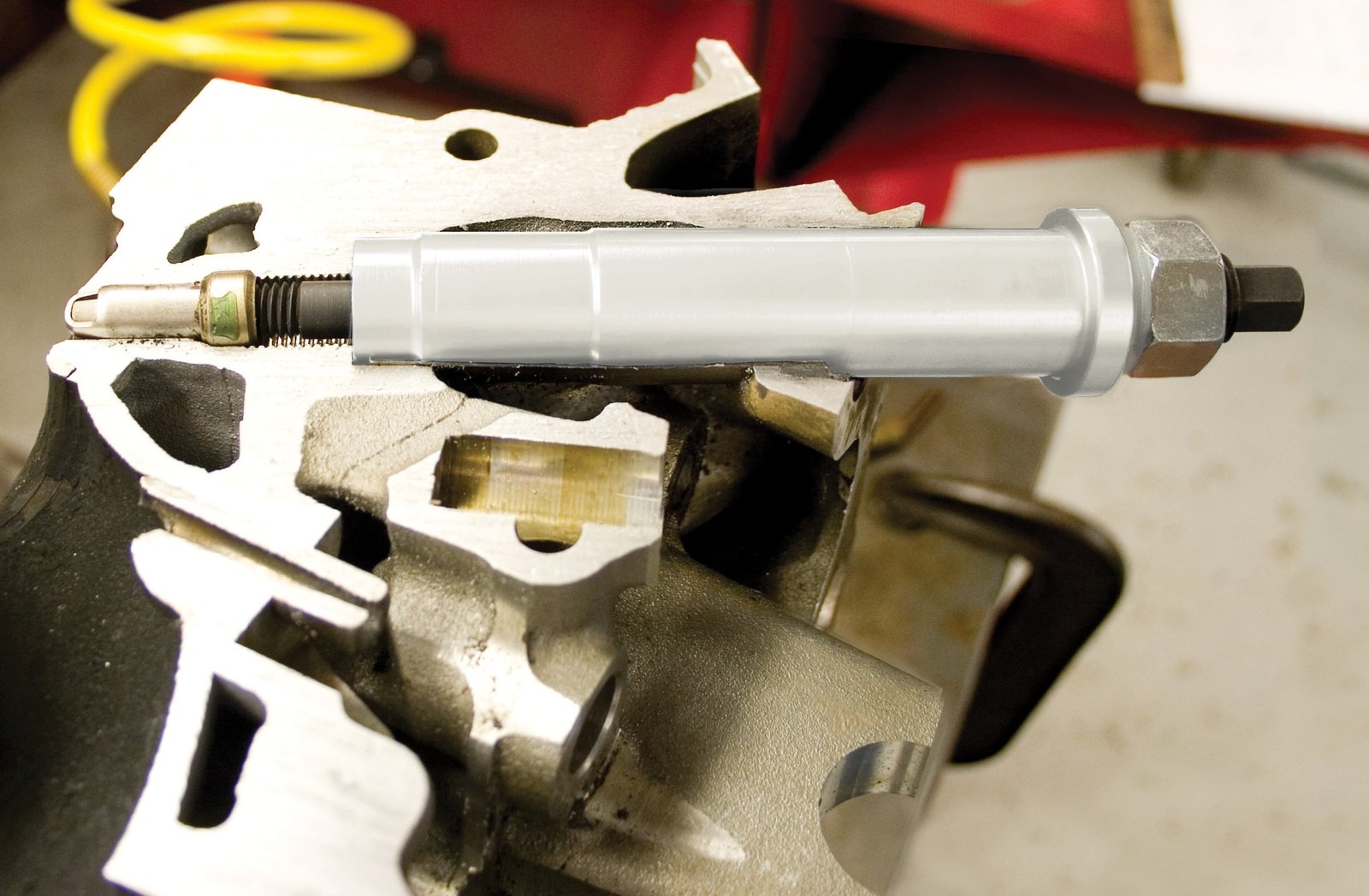 Lisle 65600 Broken Plug Remover for Ford 3-Valve UTV | Stainless Steel Tool & Po