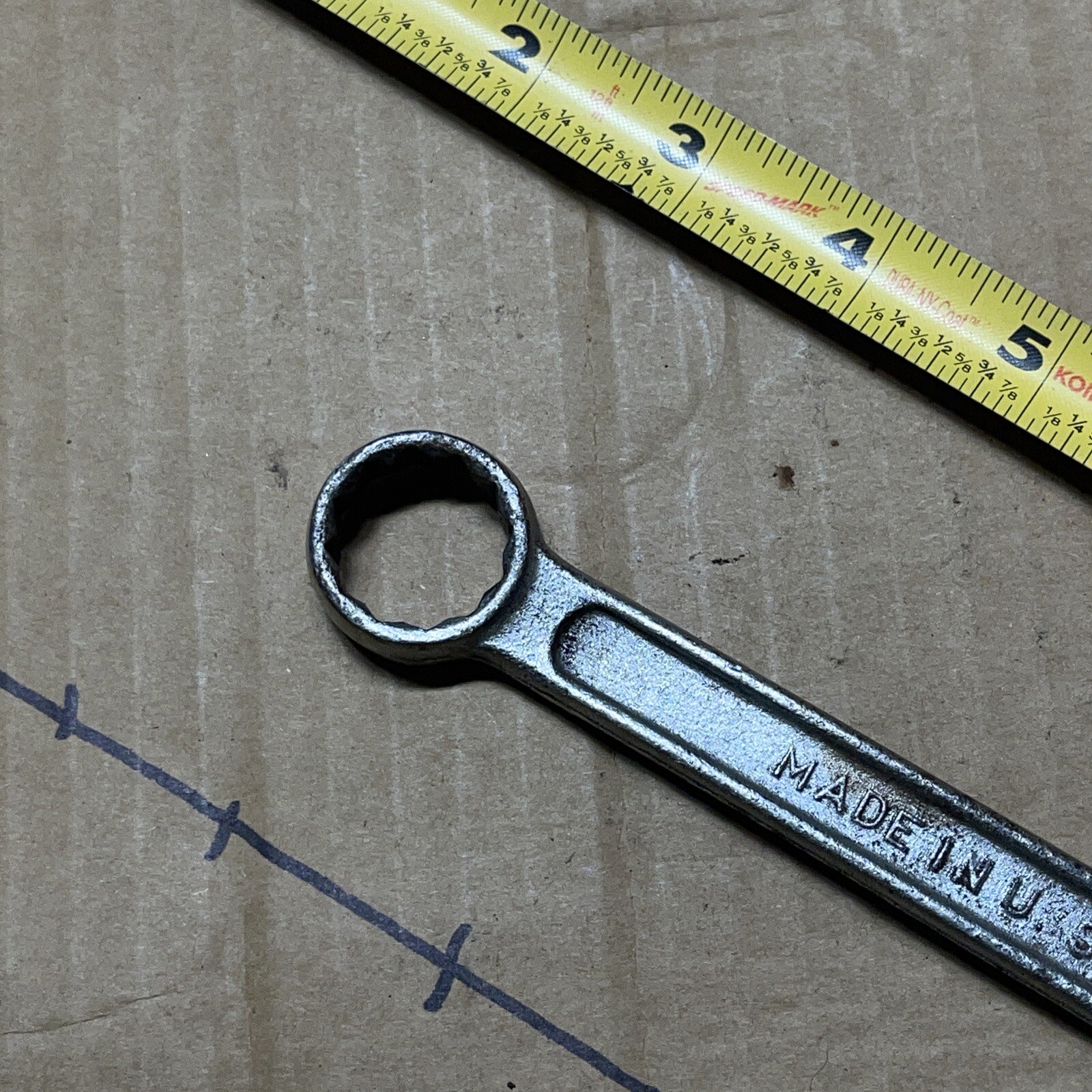 LECTROLITE USA 25/32 In X 3/4 In SAE 12 Point Box End Wrench