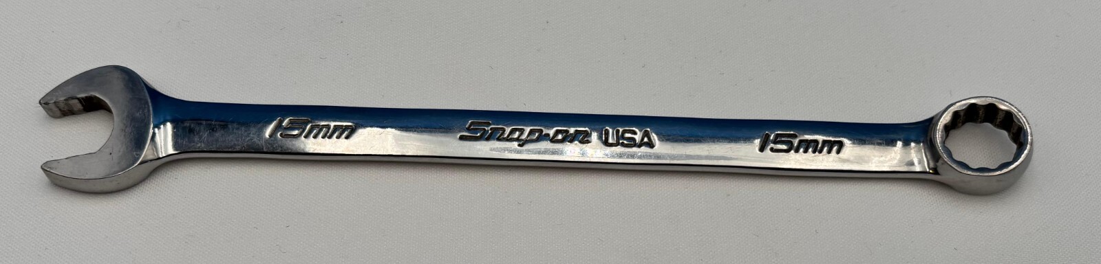 Snap-on Tools USA 15mm Metric Flank Drive PLUS Combination Wrench SOEXM15