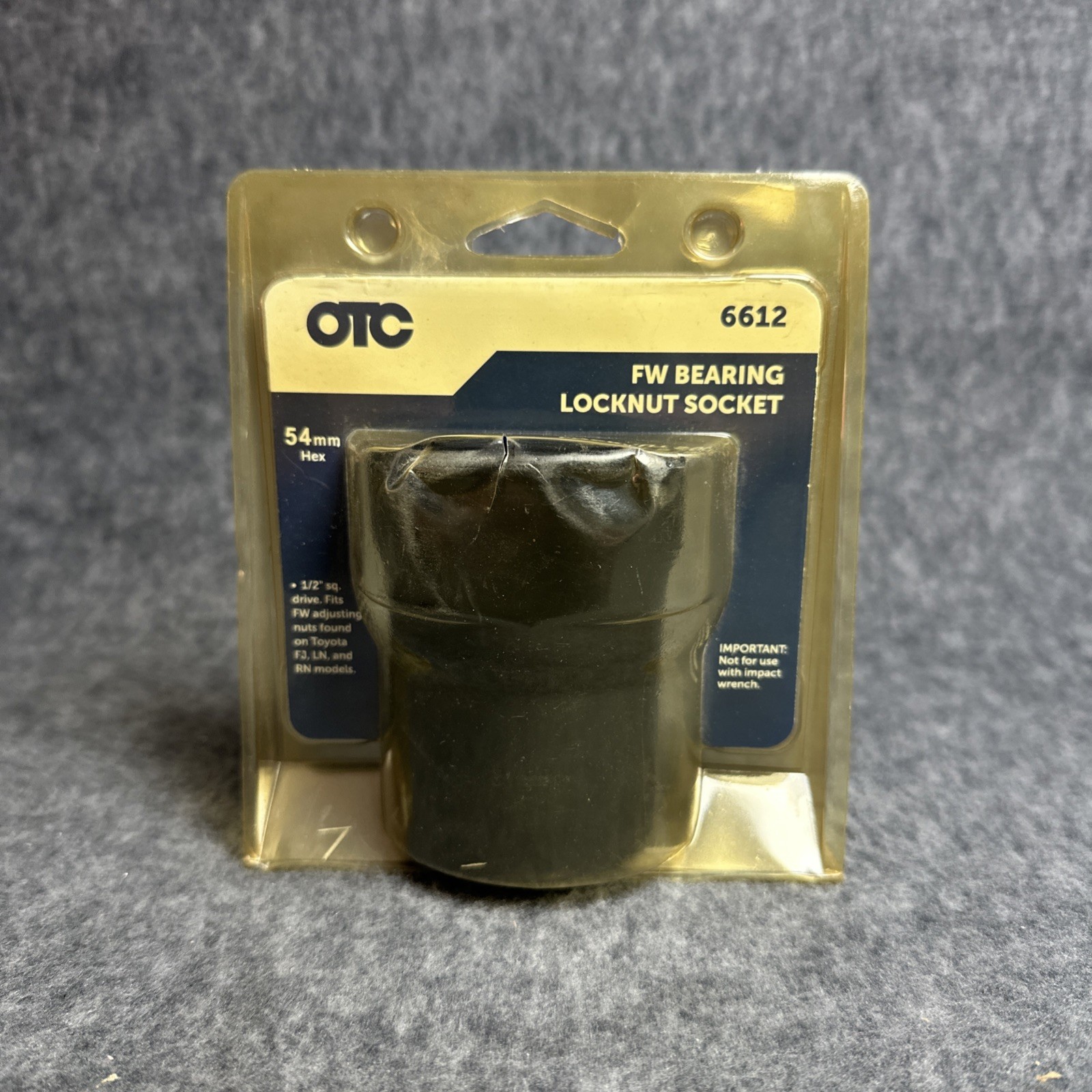 OTC (6612) 54mm Hex Locknut Socket For Toyota FJ, LN, And RN Models NEW