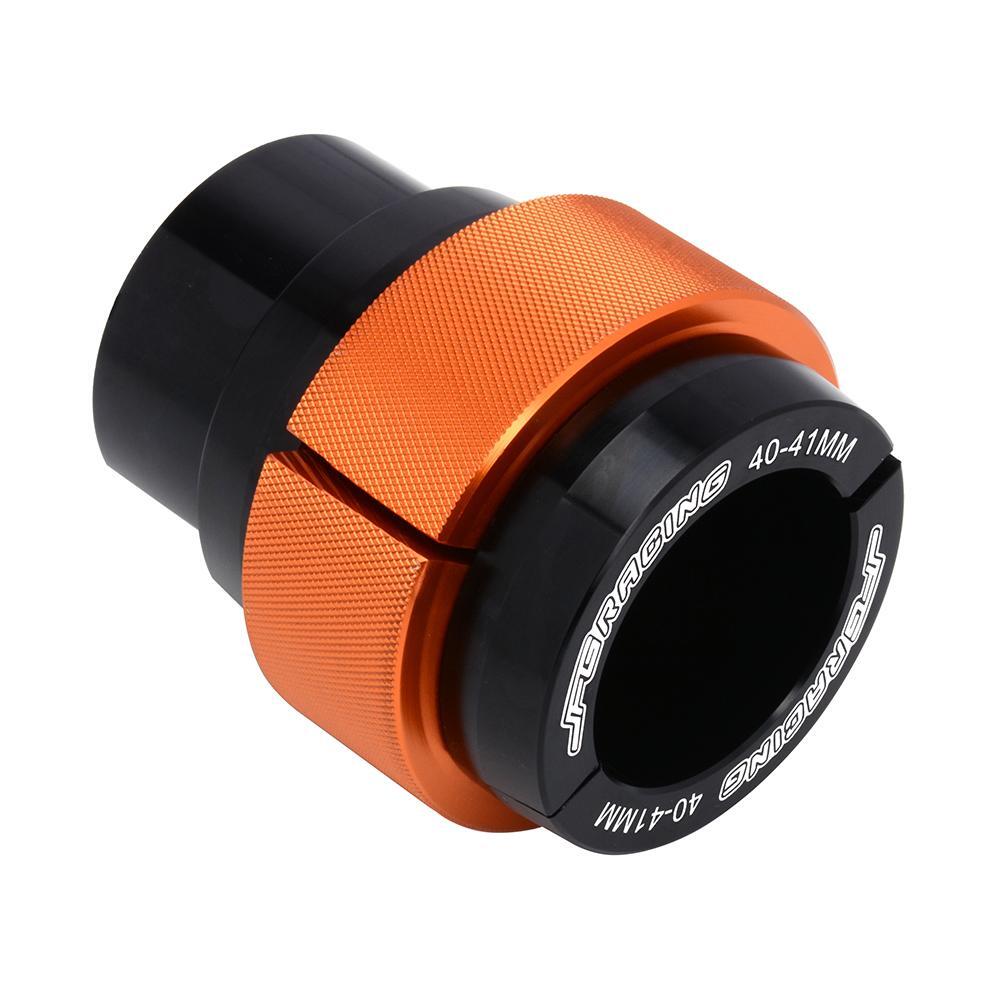 40MM-41MM Fork Oil Seal Driver Tool for Universal Motorcycle Dirt Bike Orange