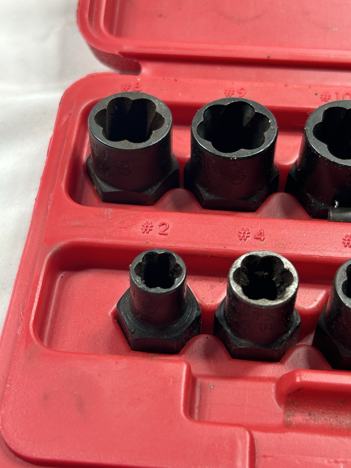 Craftsman Bolt Out Remover Extractor Socket Set 10pc Set