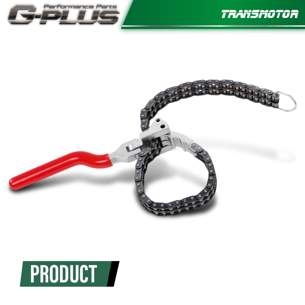 Heavy-Duty Ratcheting Chain Wrench Oil Filter Change Pipe Fittings 60-160mm